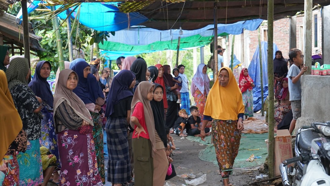 woman at community event