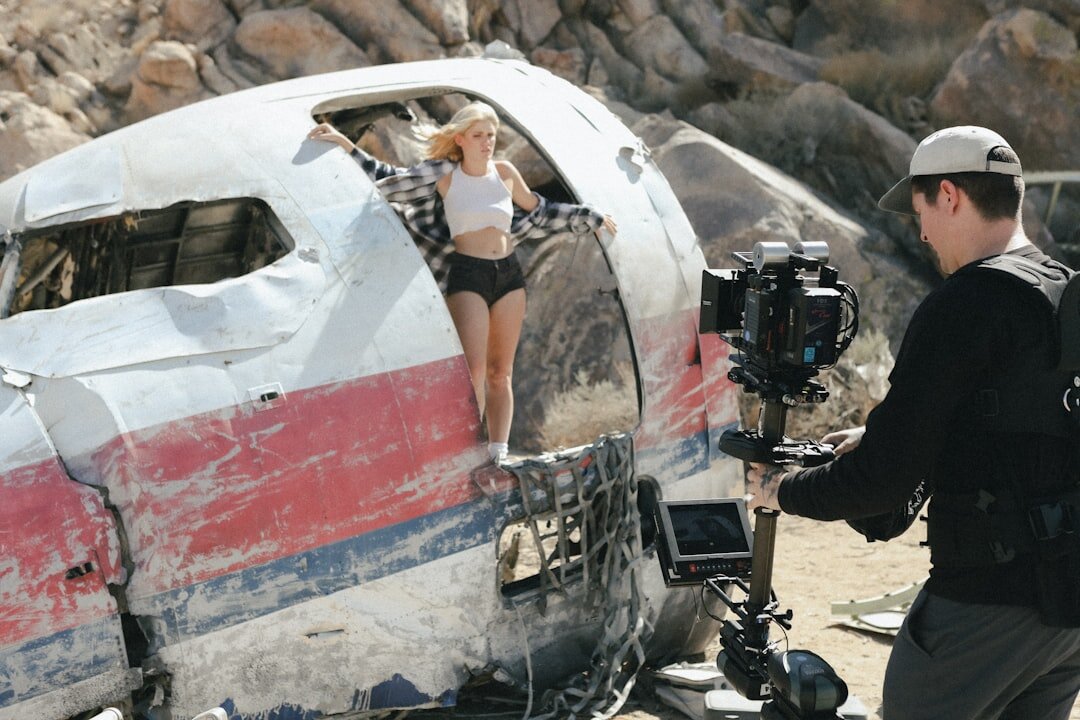 actor on movie set