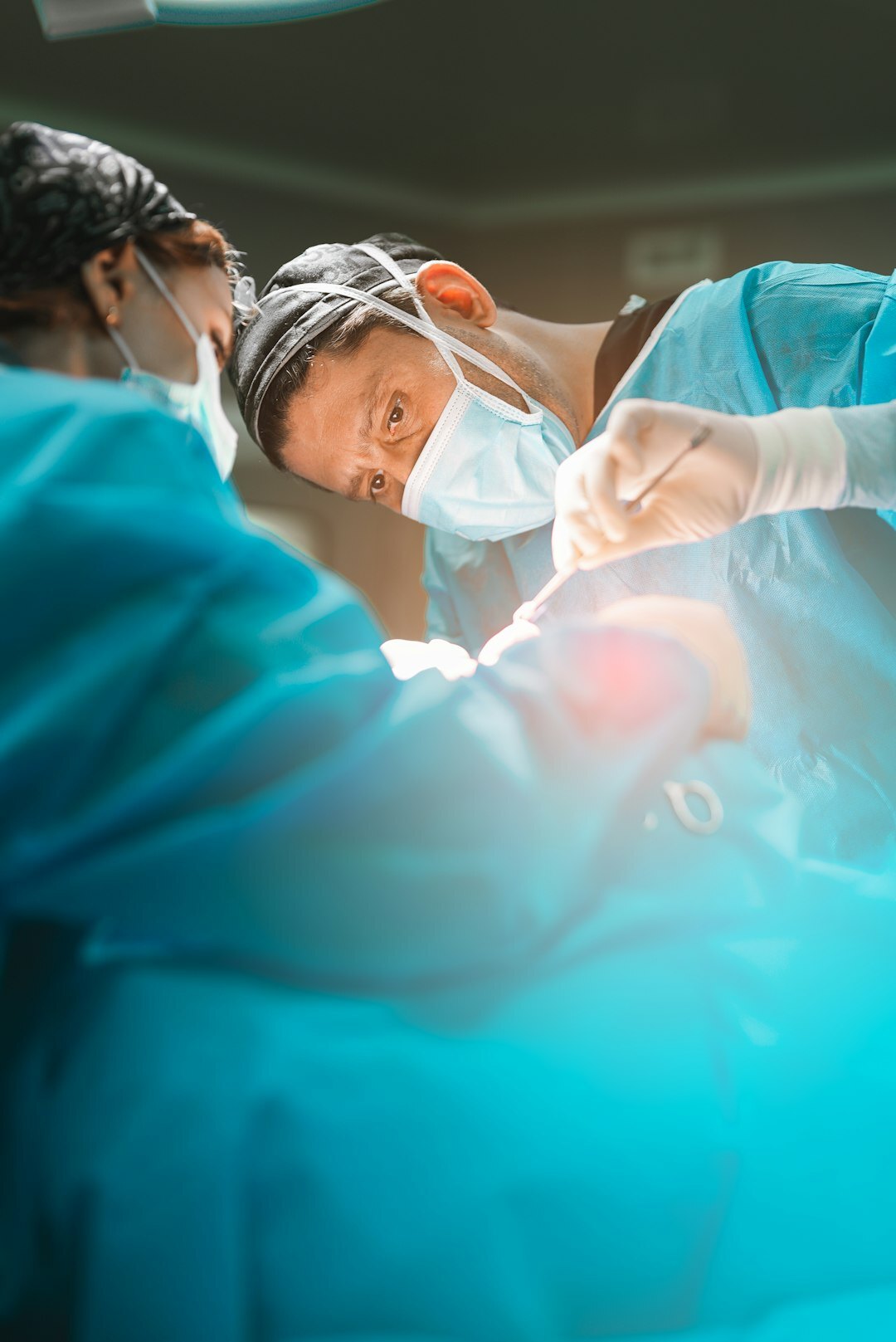 prominent doctor saving patient