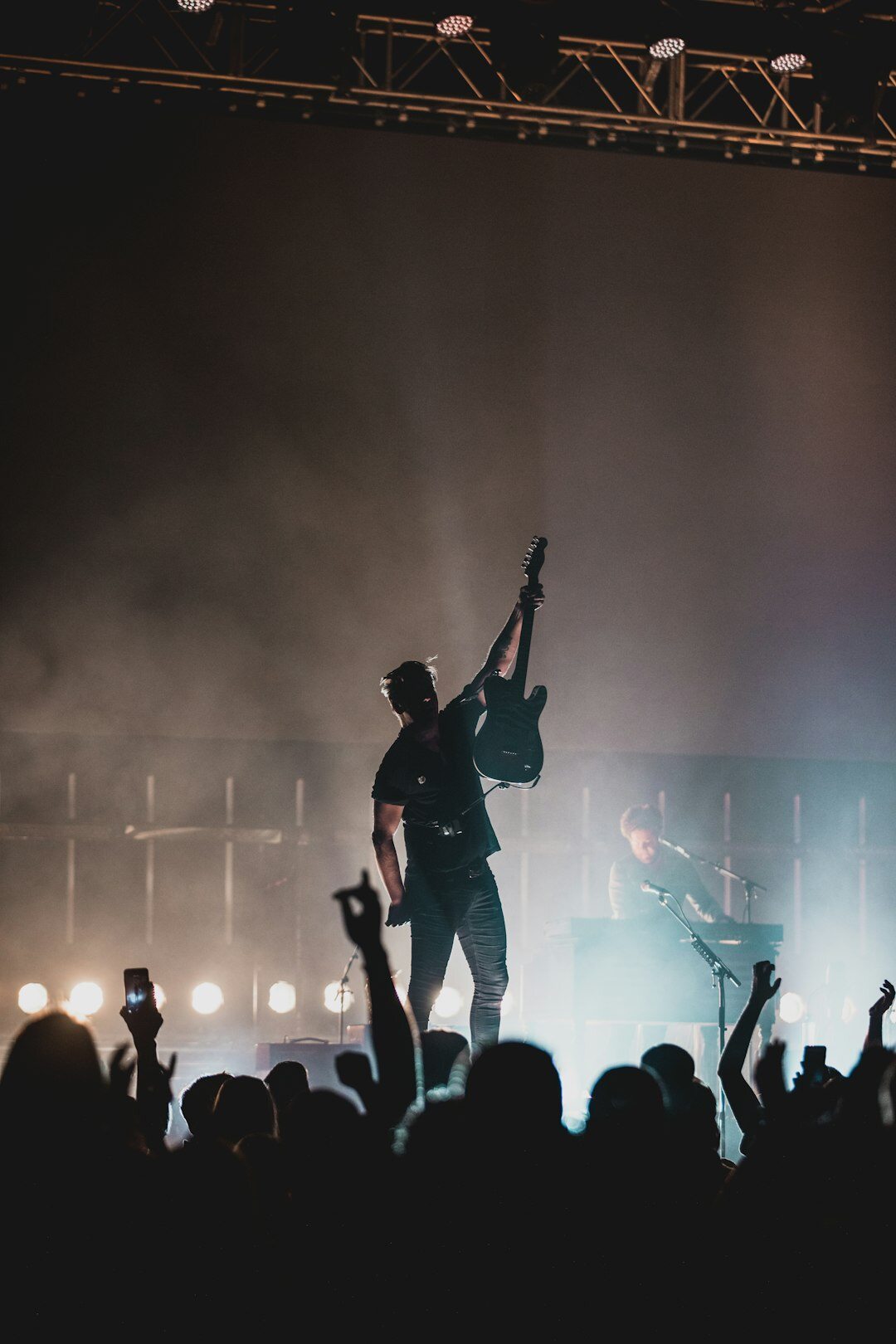 musician performing on stage